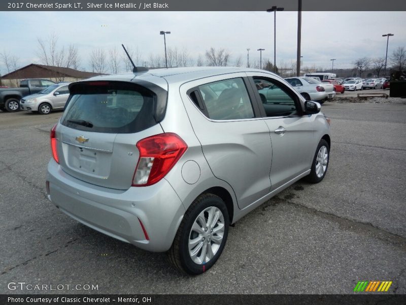 Silver Ice Metallic / Jet Black 2017 Chevrolet Spark LT
