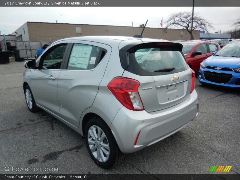 Silver Ice Metallic / Jet Black 2017 Chevrolet Spark LT