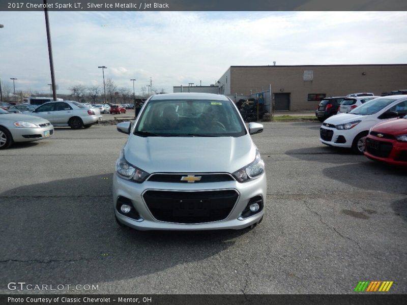 Silver Ice Metallic / Jet Black 2017 Chevrolet Spark LT