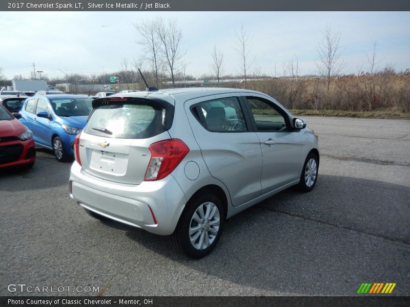 Silver Ice Metallic / Jet Black 2017 Chevrolet Spark LT