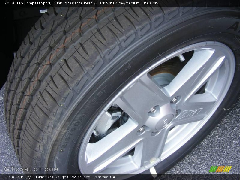 Sunburst Orange Pearl / Dark Slate Gray/Medium Slate Gray 2009 Jeep Compass Sport