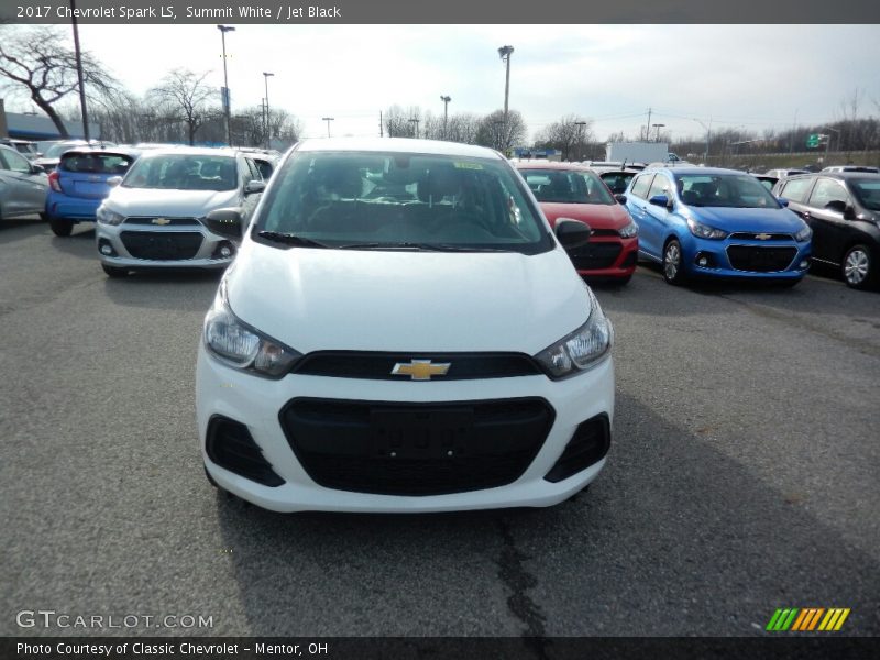 Summit White / Jet Black 2017 Chevrolet Spark LS