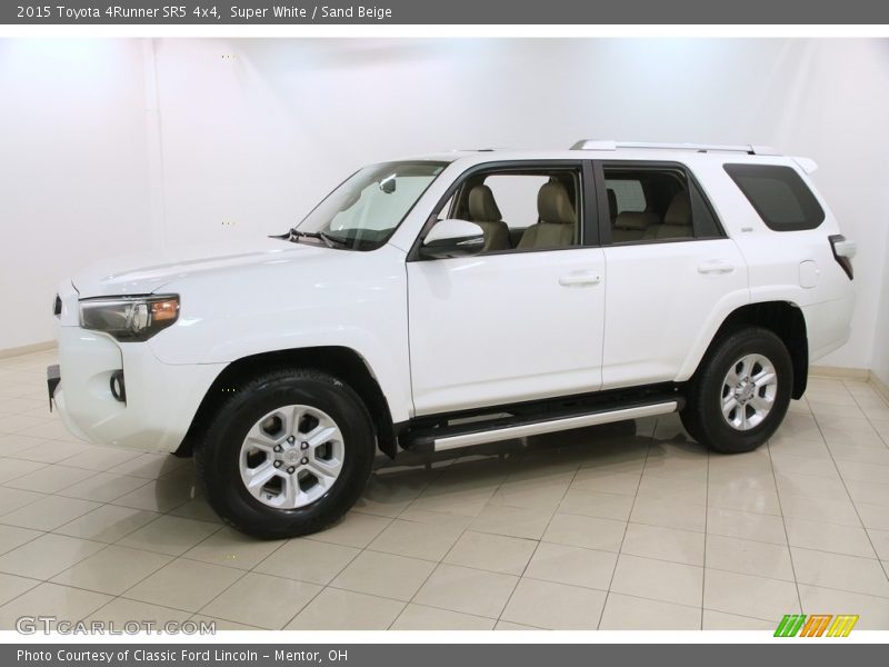 Super White / Sand Beige 2015 Toyota 4Runner SR5 4x4