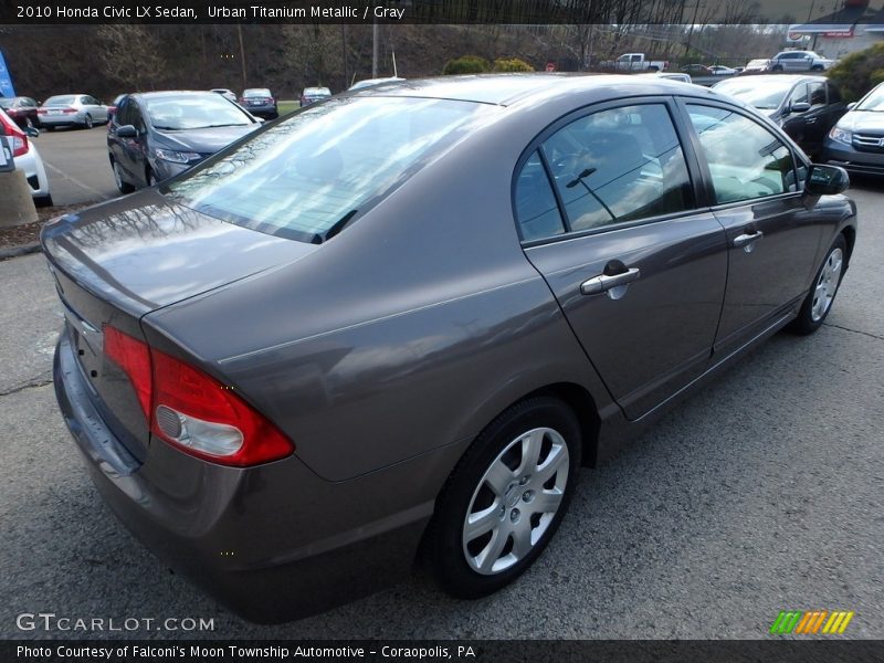 Urban Titanium Metallic / Gray 2010 Honda Civic LX Sedan