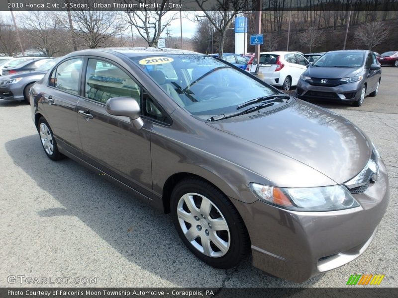 Urban Titanium Metallic / Gray 2010 Honda Civic LX Sedan