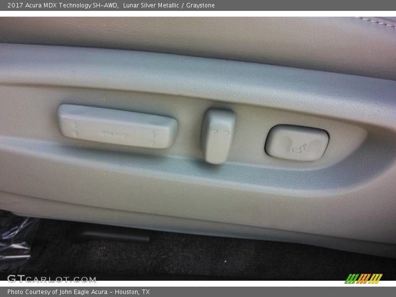Lunar Silver Metallic / Graystone 2017 Acura MDX Technology SH-AWD