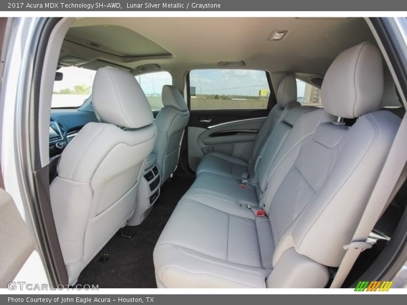 Lunar Silver Metallic / Graystone 2017 Acura MDX Technology SH-AWD