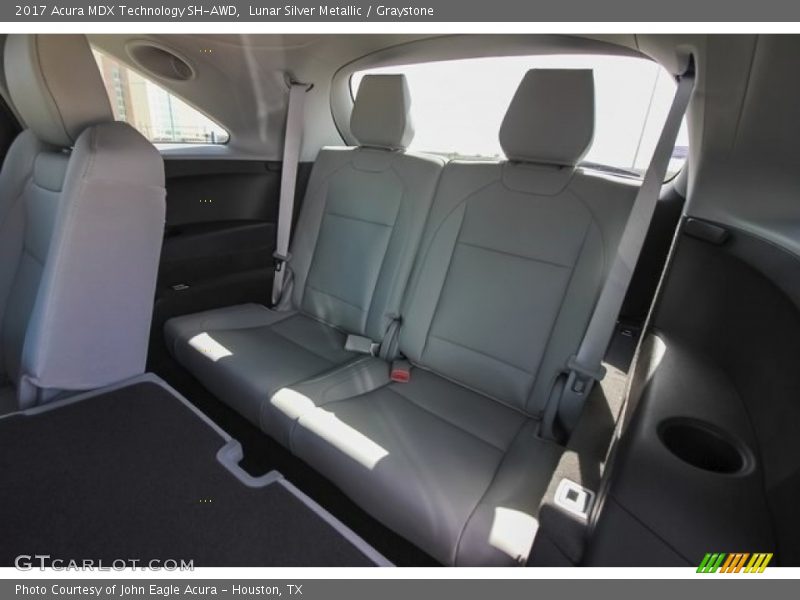Lunar Silver Metallic / Graystone 2017 Acura MDX Technology SH-AWD