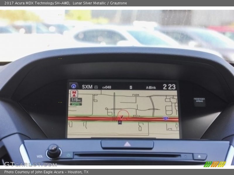 Lunar Silver Metallic / Graystone 2017 Acura MDX Technology SH-AWD