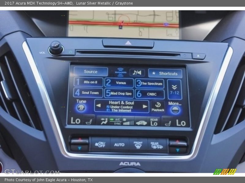Lunar Silver Metallic / Graystone 2017 Acura MDX Technology SH-AWD