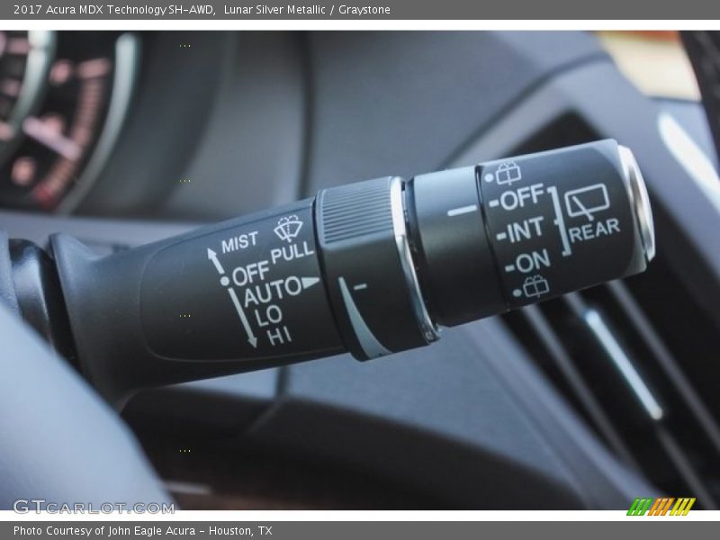 Lunar Silver Metallic / Graystone 2017 Acura MDX Technology SH-AWD