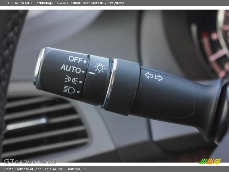 Lunar Silver Metallic / Graystone 2017 Acura MDX Technology SH-AWD