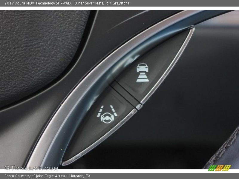 Lunar Silver Metallic / Graystone 2017 Acura MDX Technology SH-AWD