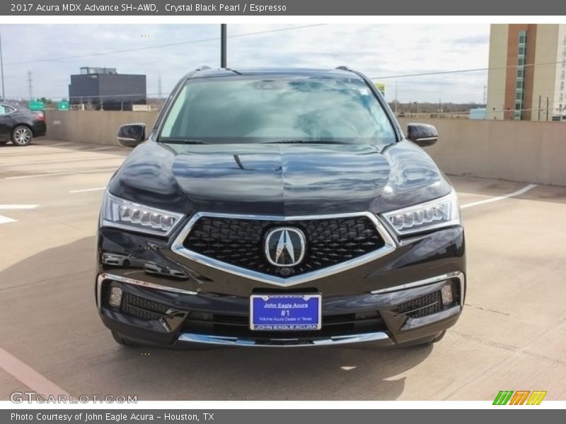 Crystal Black Pearl / Espresso 2017 Acura MDX Advance SH-AWD