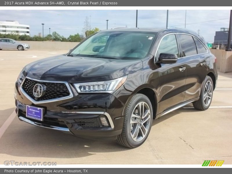 Crystal Black Pearl / Espresso 2017 Acura MDX Advance SH-AWD