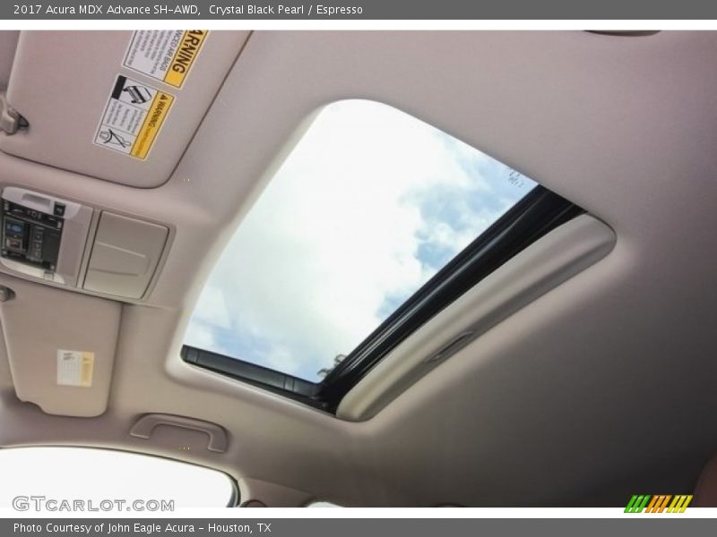 Crystal Black Pearl / Espresso 2017 Acura MDX Advance SH-AWD