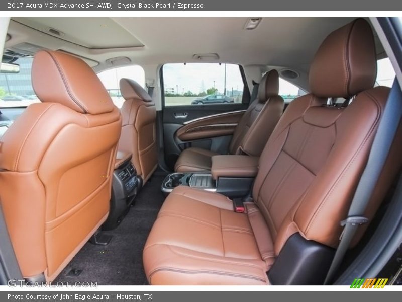 Crystal Black Pearl / Espresso 2017 Acura MDX Advance SH-AWD