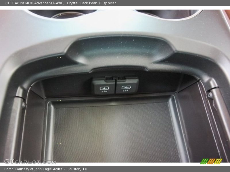Crystal Black Pearl / Espresso 2017 Acura MDX Advance SH-AWD