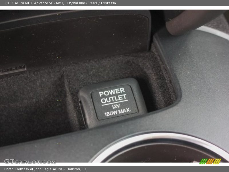 Crystal Black Pearl / Espresso 2017 Acura MDX Advance SH-AWD