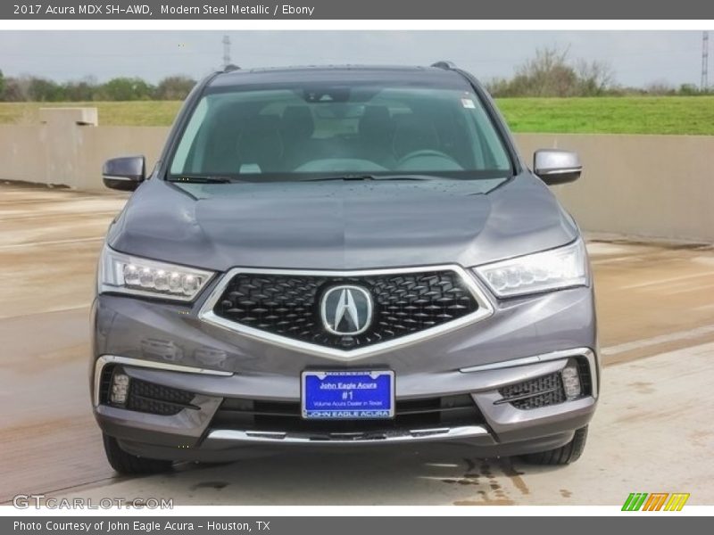 Modern Steel Metallic / Ebony 2017 Acura MDX SH-AWD