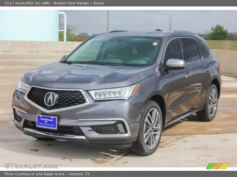 Modern Steel Metallic / Ebony 2017 Acura MDX SH-AWD