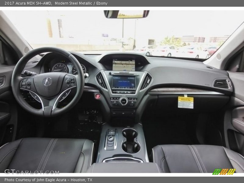 Modern Steel Metallic / Ebony 2017 Acura MDX SH-AWD