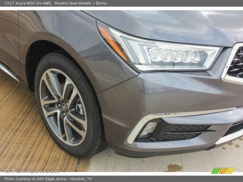 Modern Steel Metallic / Ebony 2017 Acura MDX SH-AWD