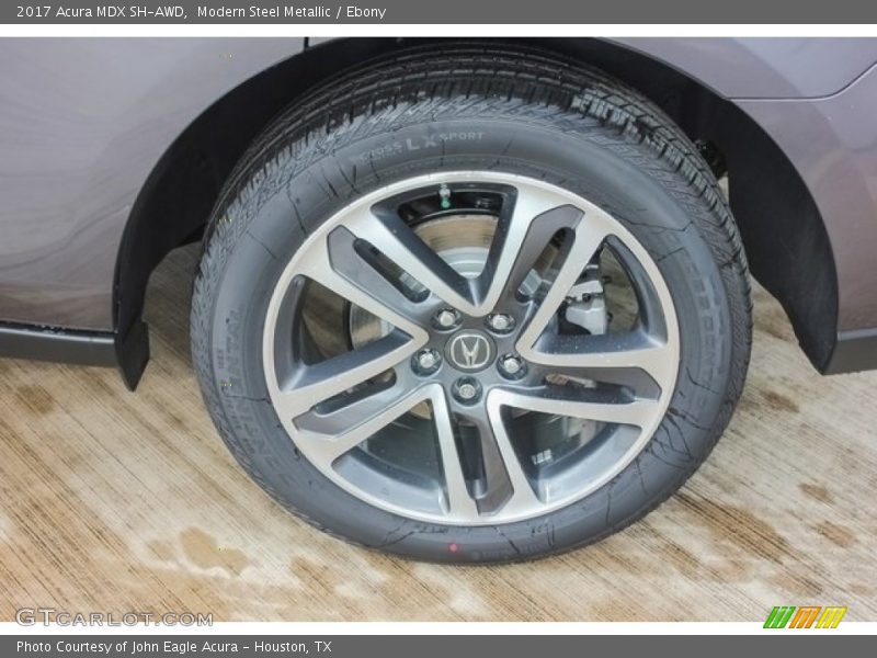 Modern Steel Metallic / Ebony 2017 Acura MDX SH-AWD