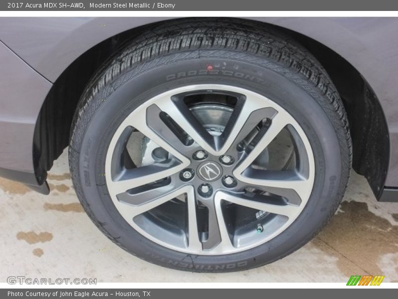 Modern Steel Metallic / Ebony 2017 Acura MDX SH-AWD