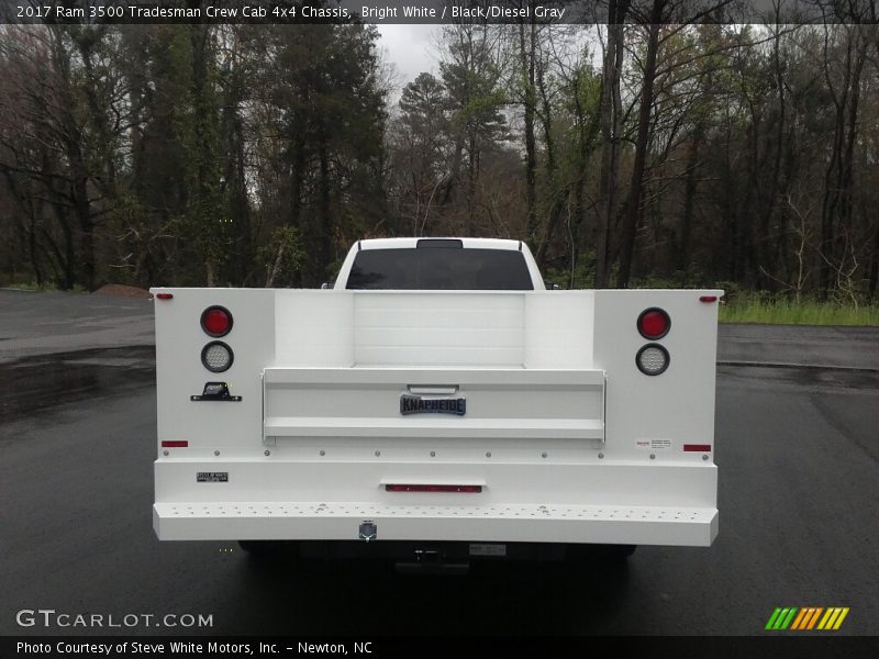Bright White / Black/Diesel Gray 2017 Ram 3500 Tradesman Crew Cab 4x4 Chassis