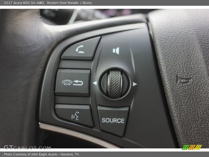 Modern Steel Metallic / Ebony 2017 Acura MDX SH-AWD