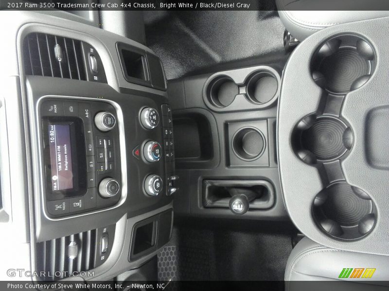 Bright White / Black/Diesel Gray 2017 Ram 3500 Tradesman Crew Cab 4x4 Chassis