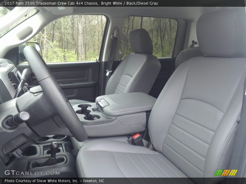 Bright White / Black/Diesel Gray 2017 Ram 3500 Tradesman Crew Cab 4x4 Chassis