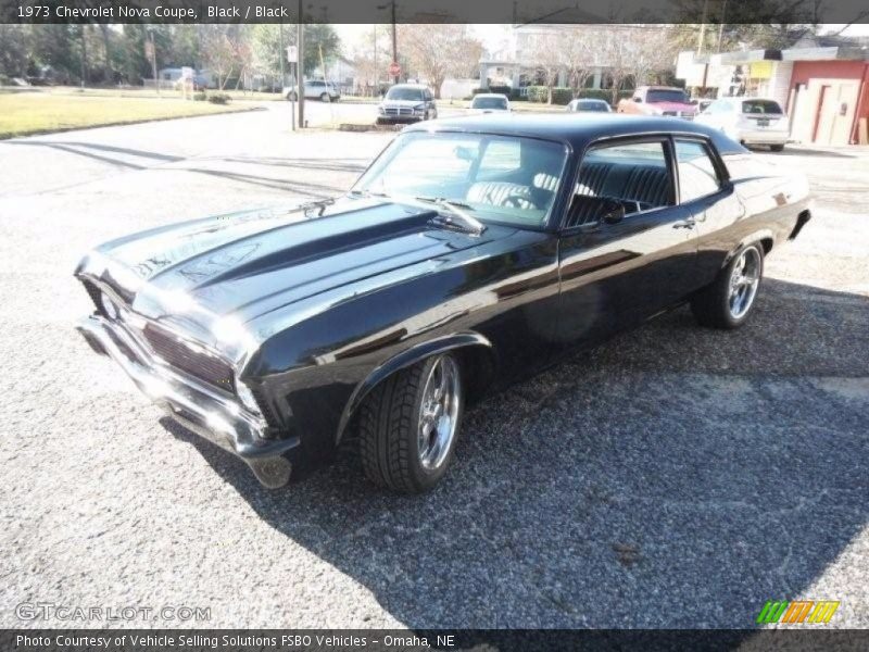 Black / Black 1973 Chevrolet Nova Coupe