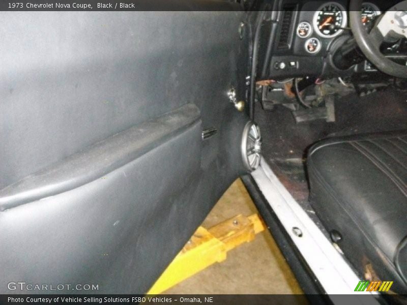 Black / Black 1973 Chevrolet Nova Coupe