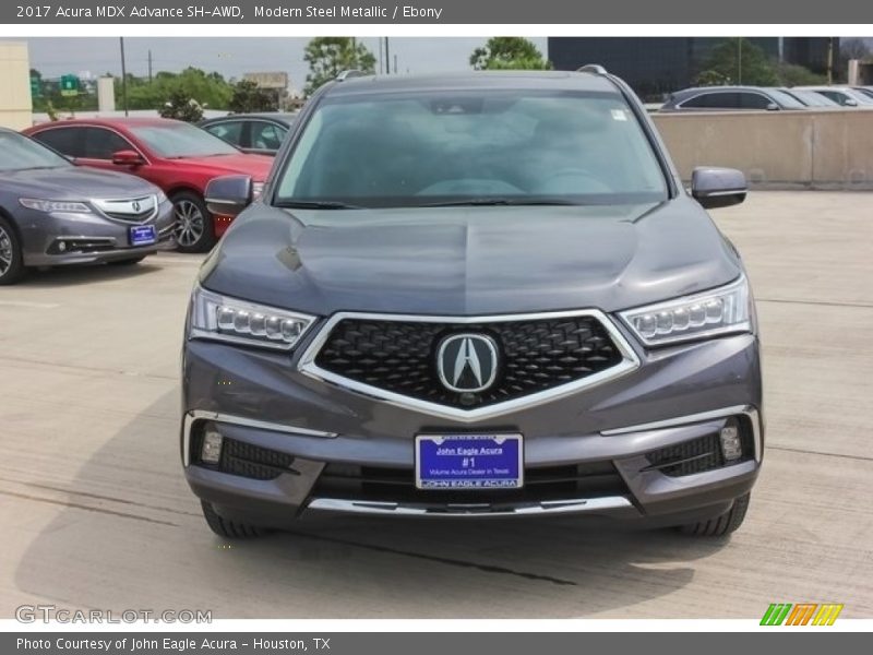 Modern Steel Metallic / Ebony 2017 Acura MDX Advance SH-AWD
