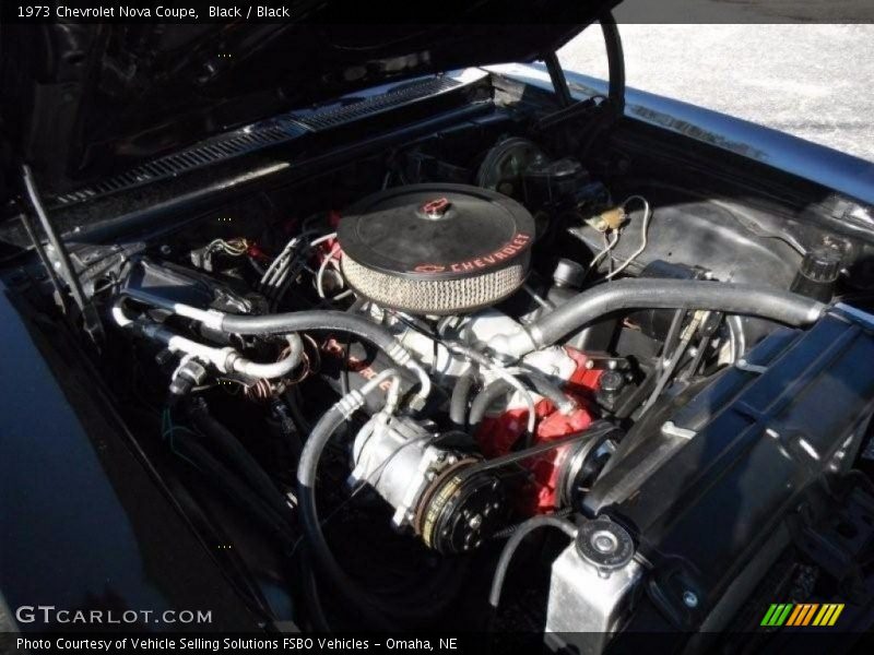 Black / Black 1973 Chevrolet Nova Coupe