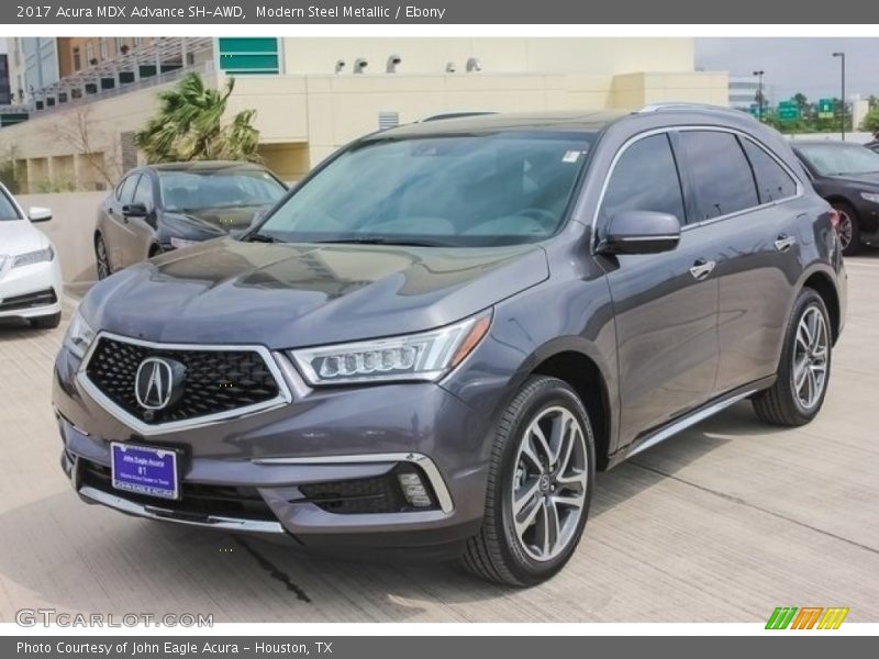Modern Steel Metallic / Ebony 2017 Acura MDX Advance SH-AWD
