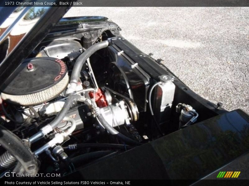 Black / Black 1973 Chevrolet Nova Coupe