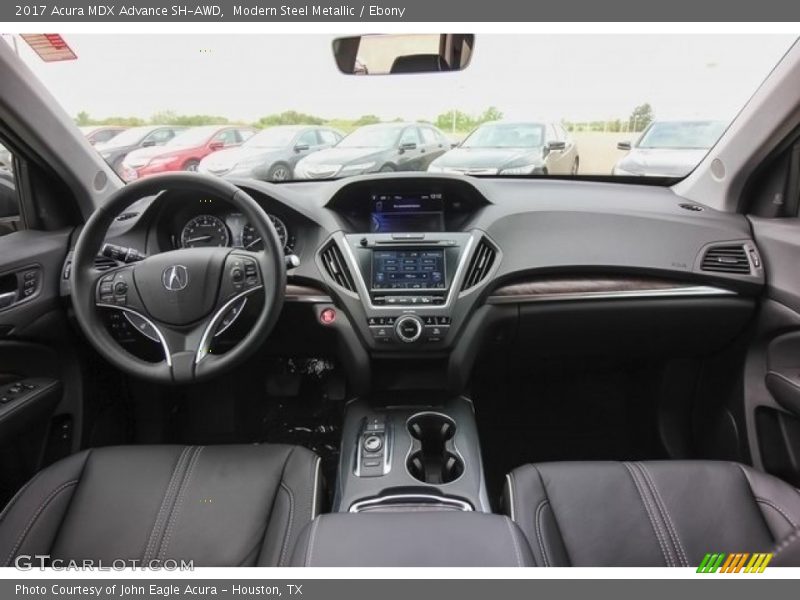 Modern Steel Metallic / Ebony 2017 Acura MDX Advance SH-AWD