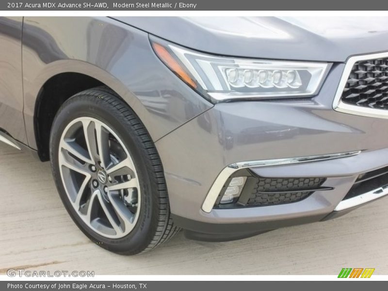 Modern Steel Metallic / Ebony 2017 Acura MDX Advance SH-AWD