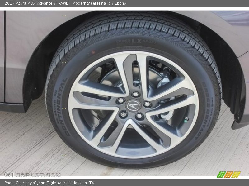 Modern Steel Metallic / Ebony 2017 Acura MDX Advance SH-AWD