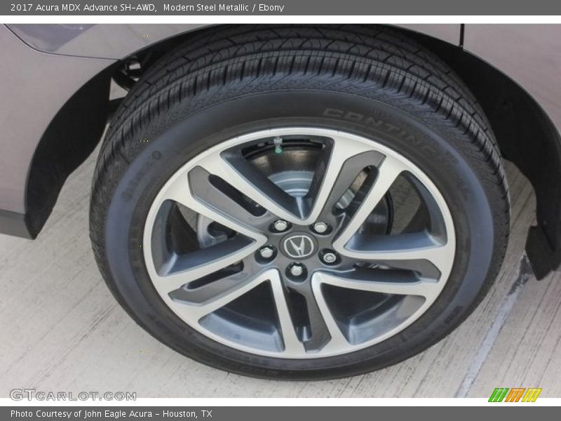 Modern Steel Metallic / Ebony 2017 Acura MDX Advance SH-AWD