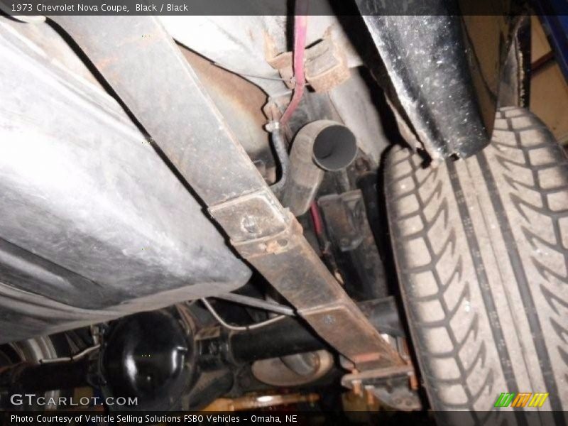 Black / Black 1973 Chevrolet Nova Coupe