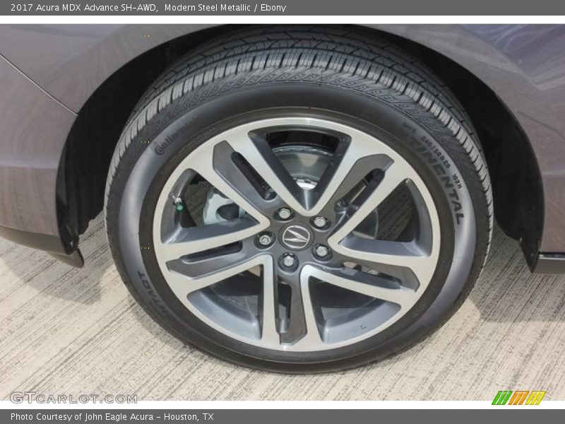 Modern Steel Metallic / Ebony 2017 Acura MDX Advance SH-AWD