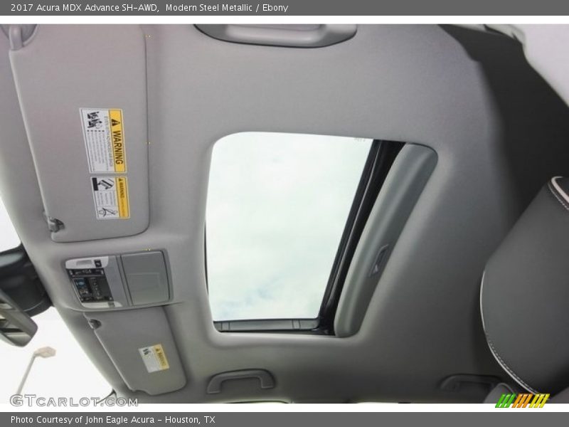 Modern Steel Metallic / Ebony 2017 Acura MDX Advance SH-AWD