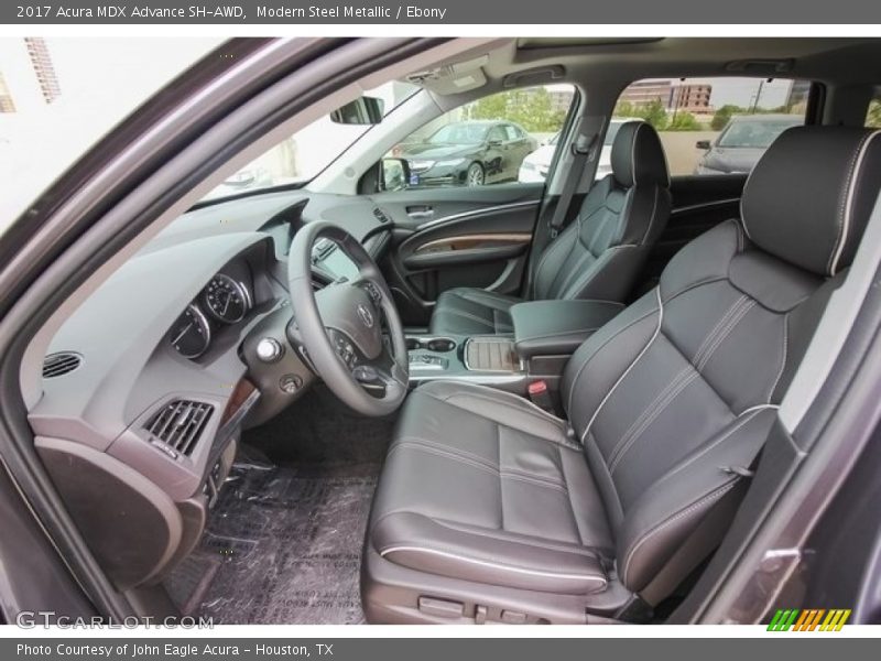 Modern Steel Metallic / Ebony 2017 Acura MDX Advance SH-AWD