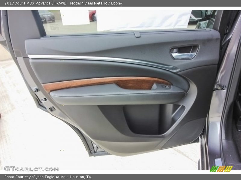 Modern Steel Metallic / Ebony 2017 Acura MDX Advance SH-AWD