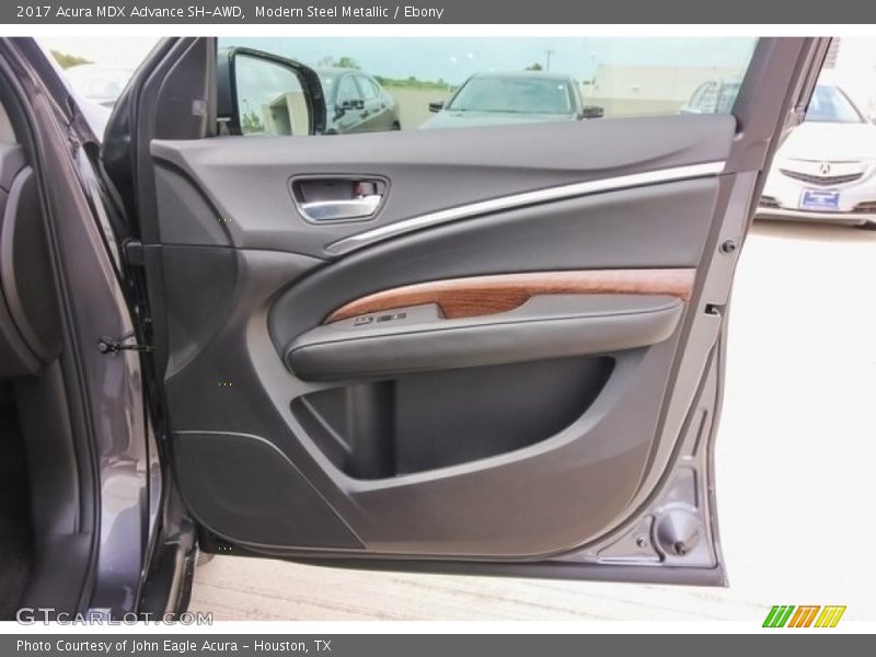 Modern Steel Metallic / Ebony 2017 Acura MDX Advance SH-AWD