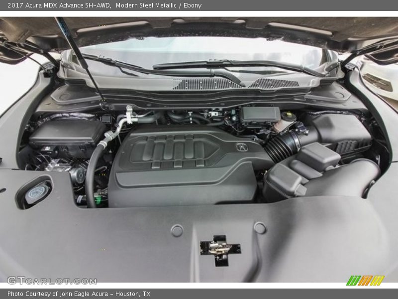 Modern Steel Metallic / Ebony 2017 Acura MDX Advance SH-AWD